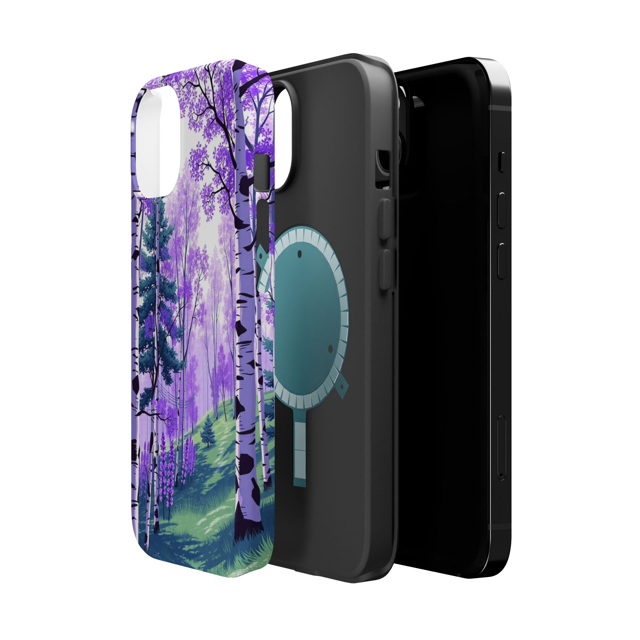 iPhone Birch Grove Electric Art Slim Everyday Designer Case · iPhone Case