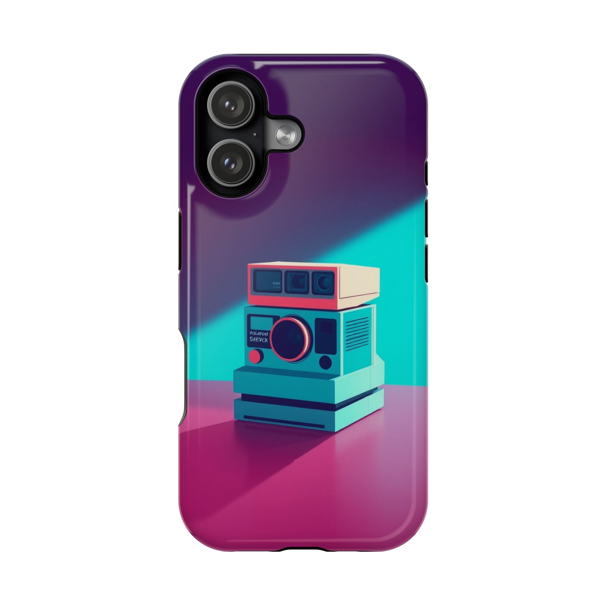 iPhone Polaroid Stack Memory Pop Art Bold Slim Everyday Designer Case · iPhone C