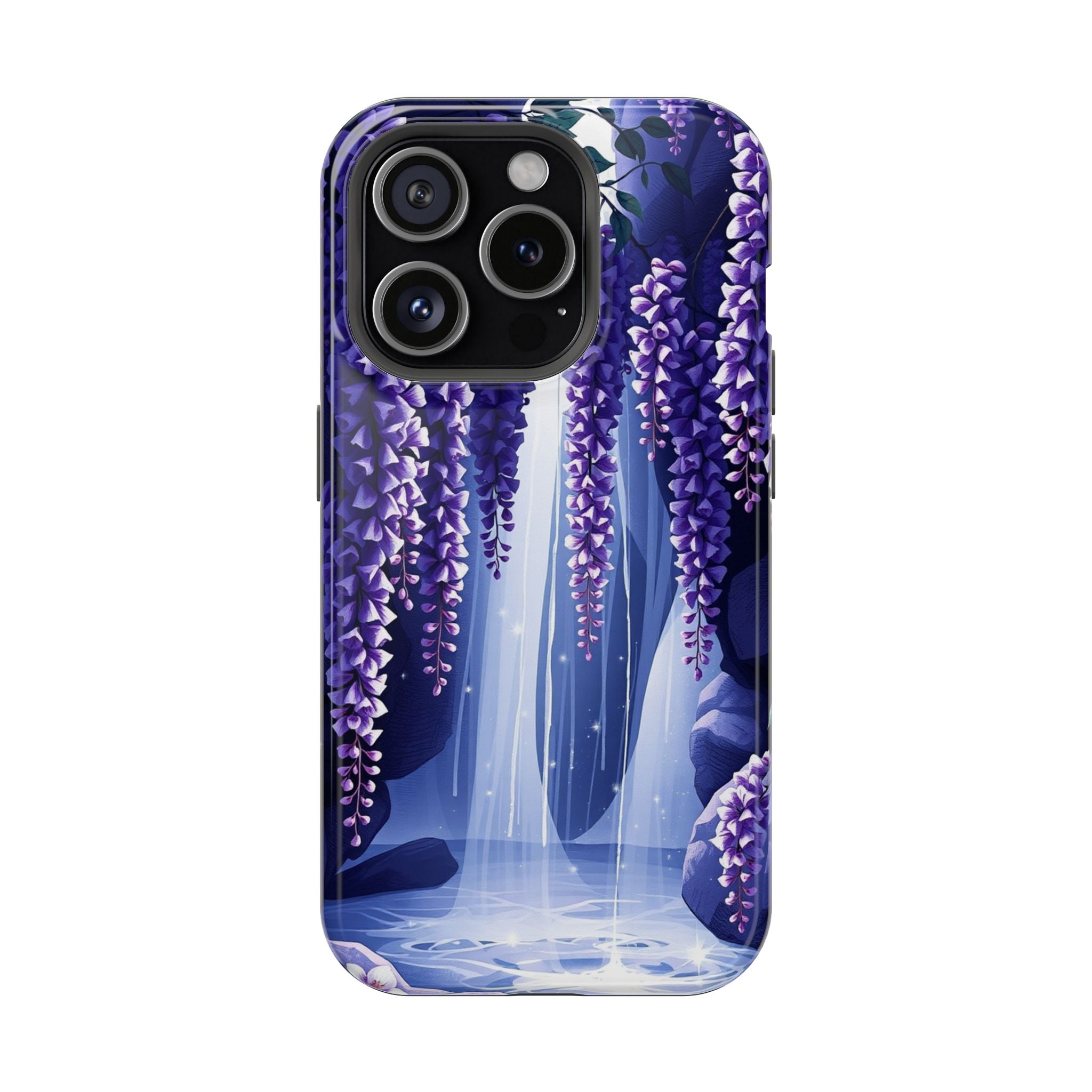 iPhone Wisteria Cascade Serene Design Slim Snap Case Ga · iPhone Case