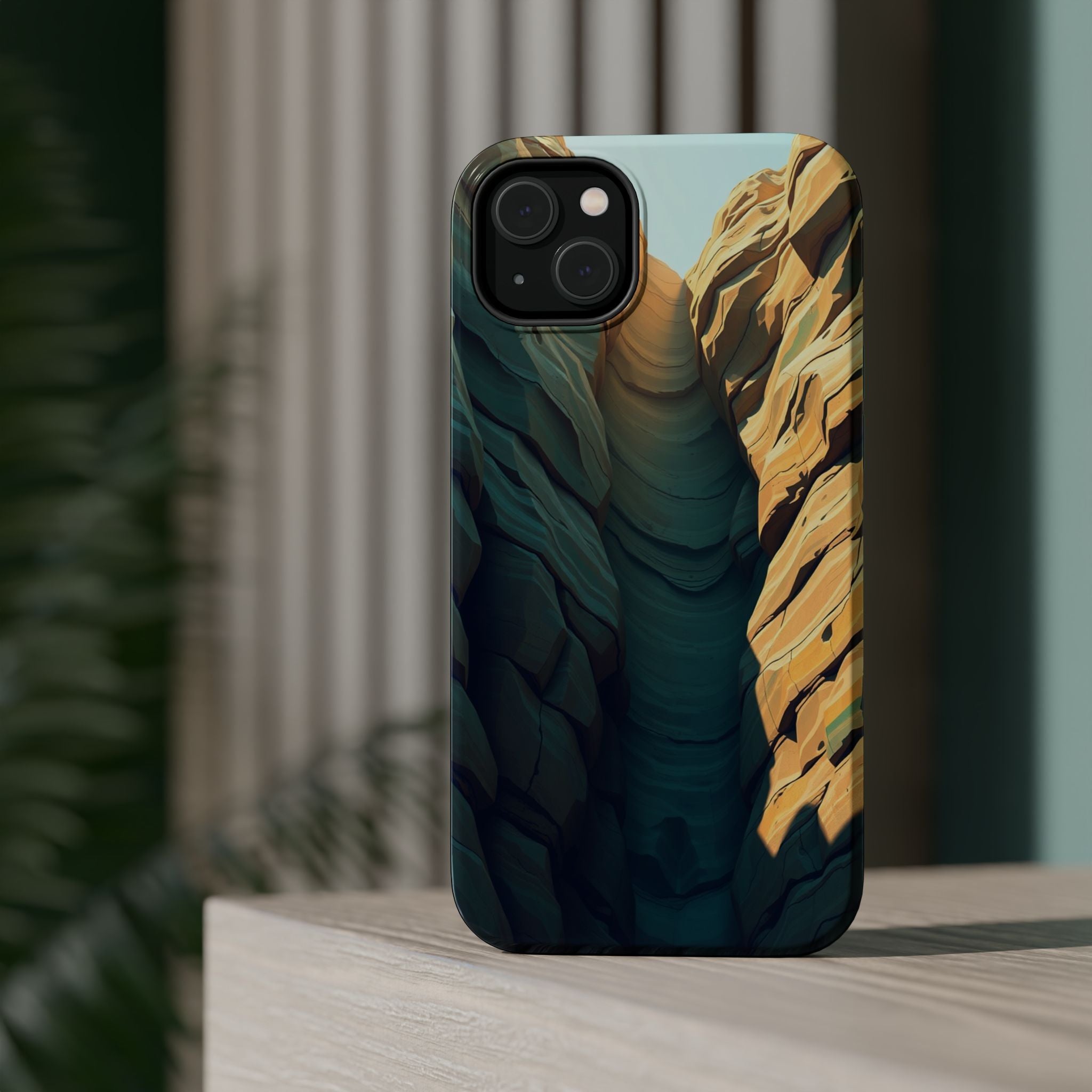 iPhone Canyon Wall Holographic Iridescent Slim iPhone Everyday Designer · iPhone