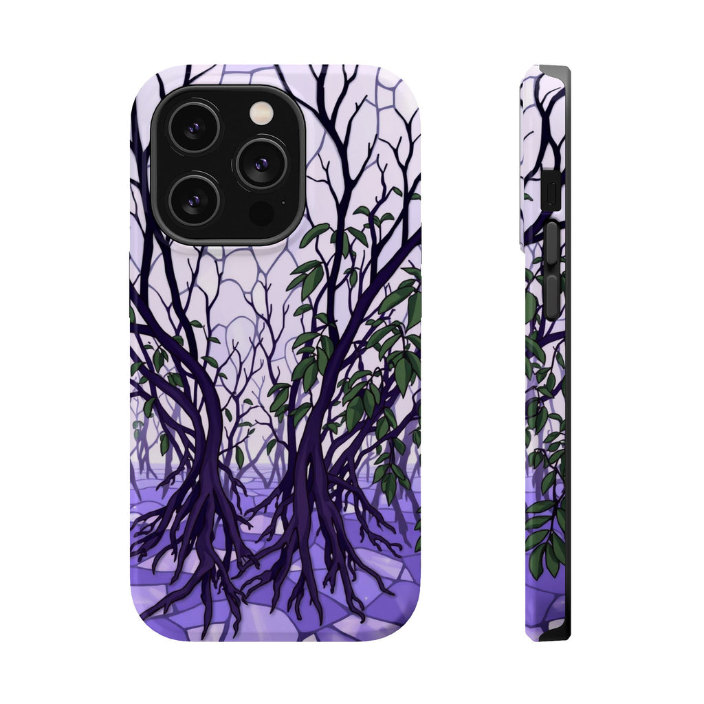 iPhone Lavender And Pearl Mangrove Roots Slim Everyday iPhone Designer · iPhone