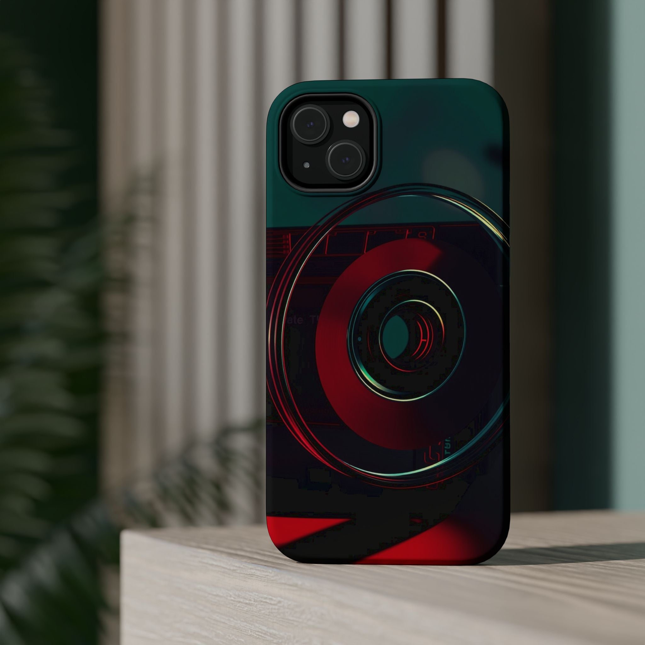 iPhone Vibrant Cassette Tape Rewind Design Slim Everyday Designer Case · iPhone