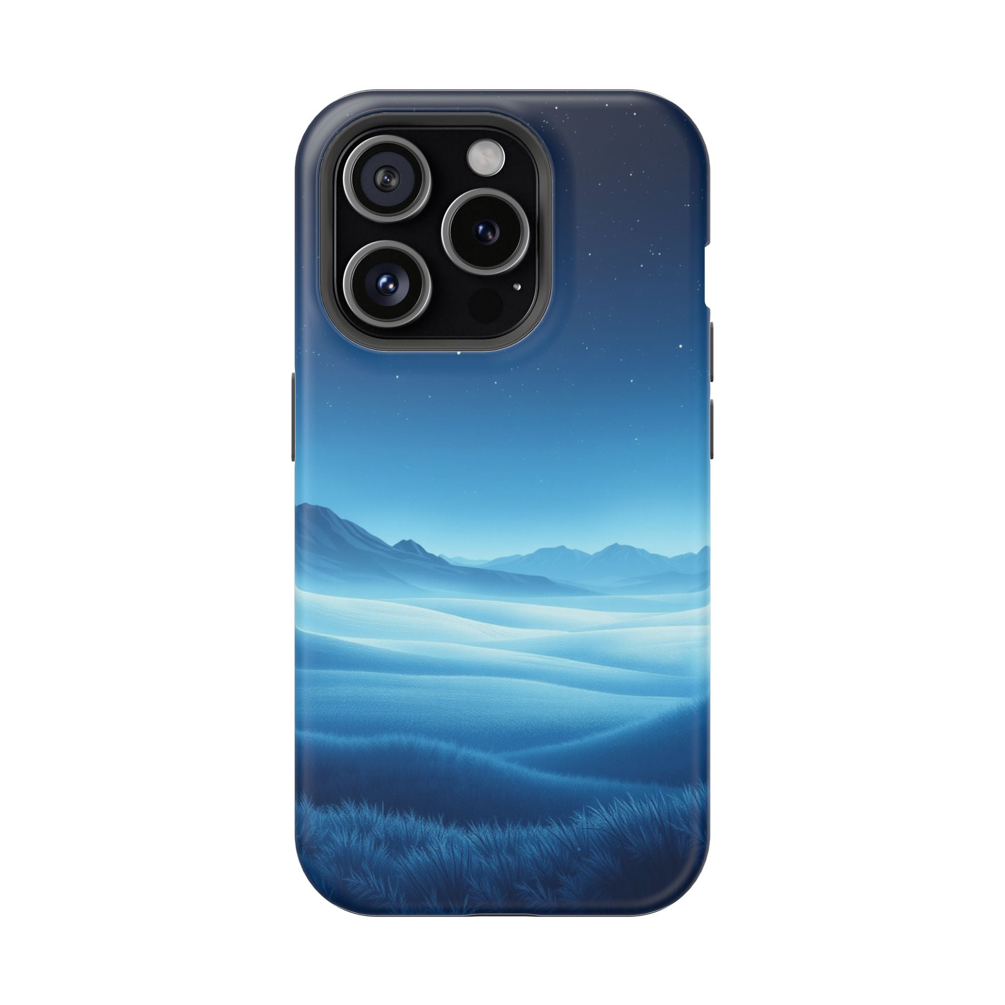 iPhone Midnight Blue And Silver Tundra Expanse Clean iPhone 17 Minimal · iPhone