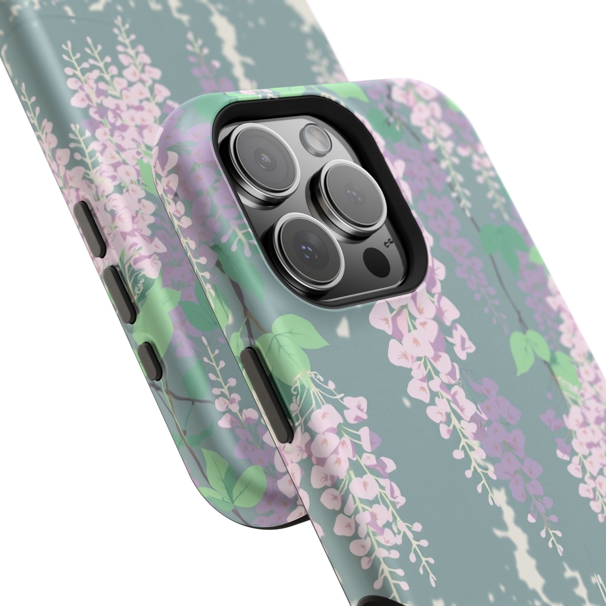 iPhone Dreamy Wisteria Cascade Design Slim Everyday Designer Case · iPhone Case