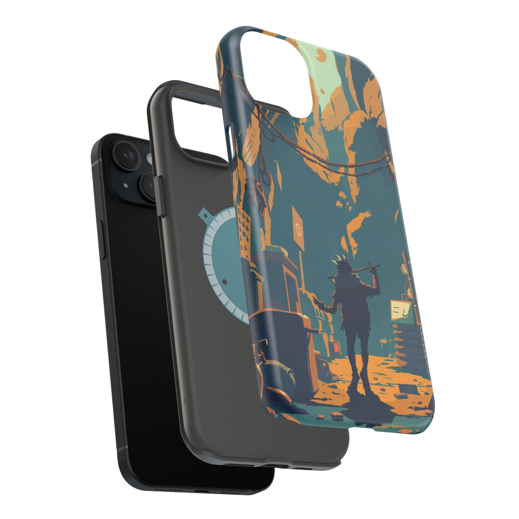 iPhone Mustard And Rust Unhinged in a Cute Way Soft Finish Everyday Case · iPhon