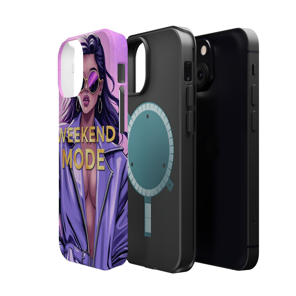 iPhone Lavender And Pearl Weekend Mode On Slim Everyday Designer Case · iPhone C