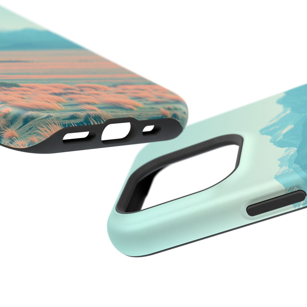 iPhone Tundra Expanse Risograph Print Slim Everyday Designer Case · iPhone Case