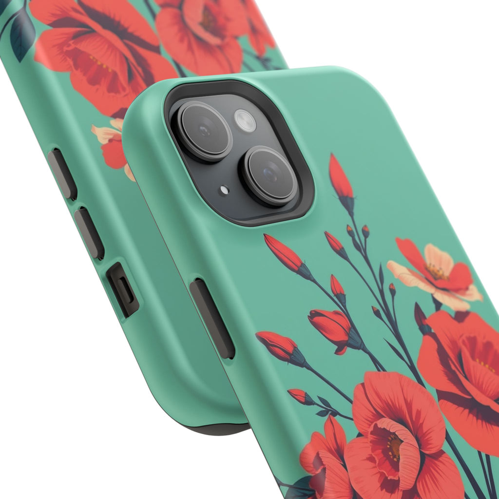 iPhone Pin-up Floral Cinematic Art Bold Modern Everyday Snap Case · iPhone Case
