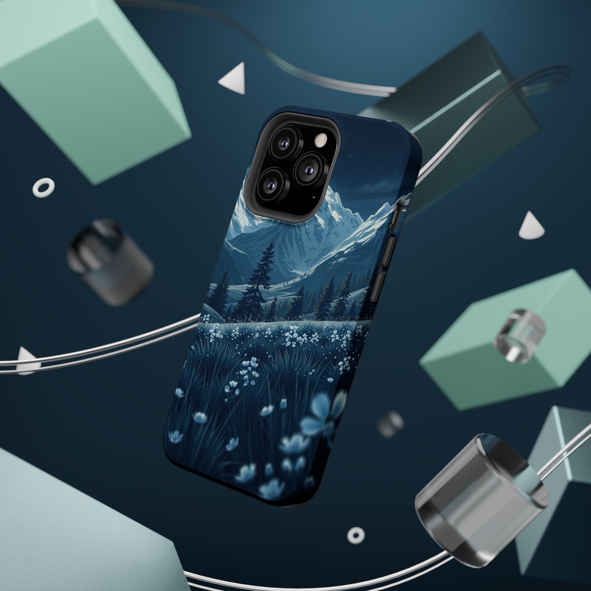 iPhone Dreamy Alpine Meadow Design Bold Modern Everyday Snap Case · iPhone Case