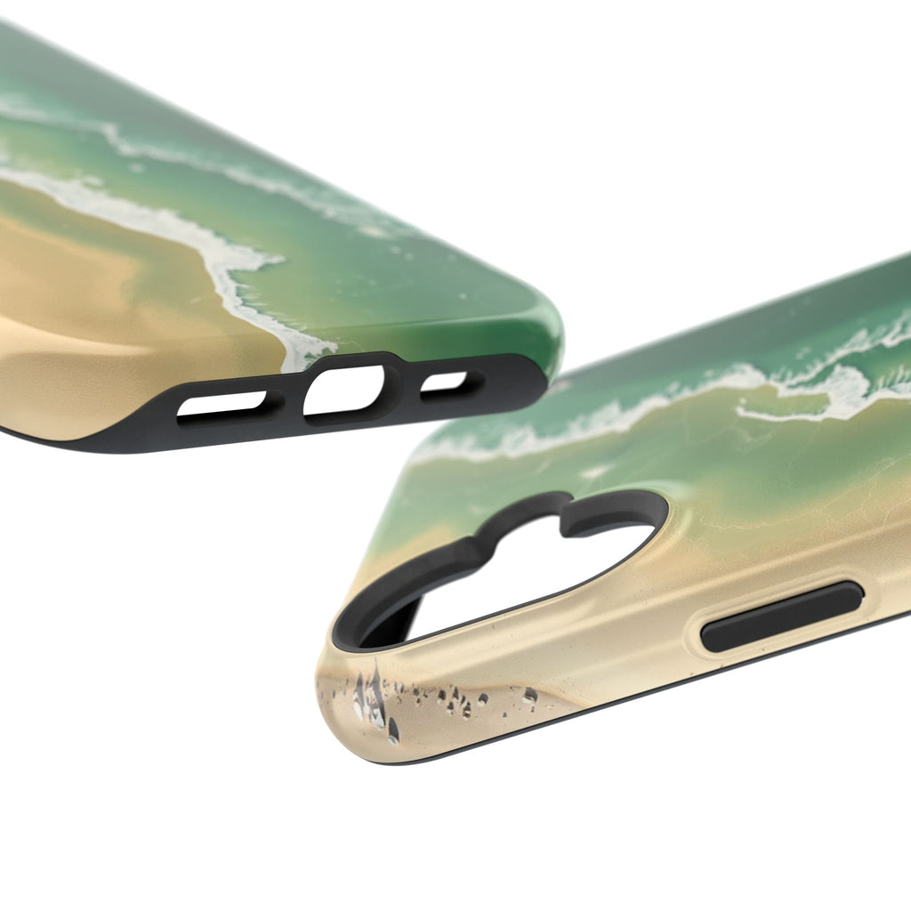 iPhone Shoreline Aerial Bold Art Bold Modern Everyday Snap Case · iPhone Case
