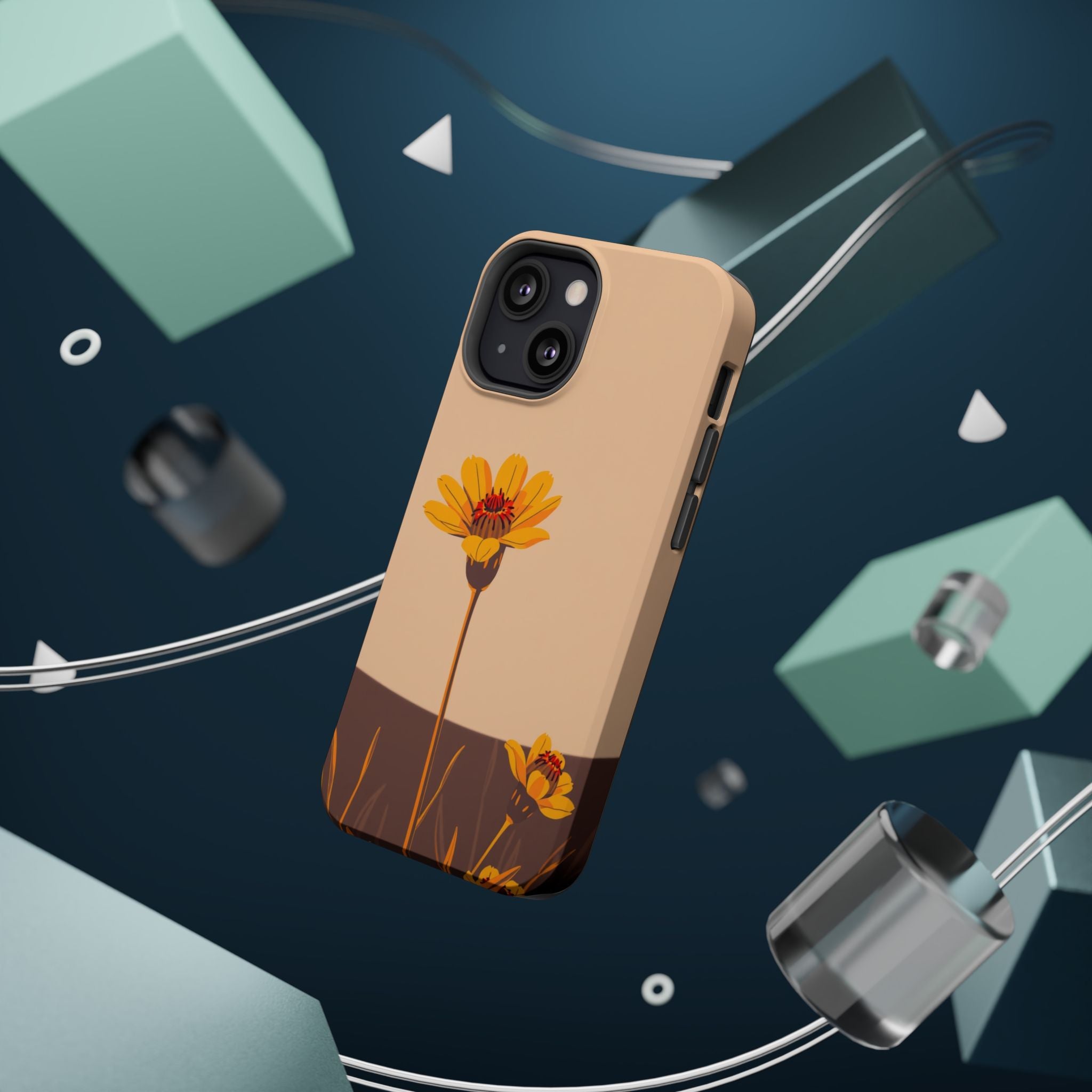 iPhone Serene Desert Flower Design Bold Modern Everyday Snap Case · iPhone Case