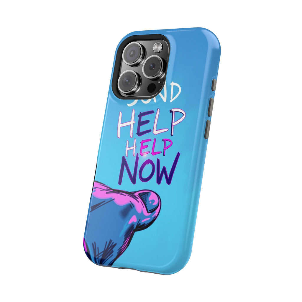 iPhone Radiant Send Help Now Design Slim Everyday Designer Case · iPhone Case