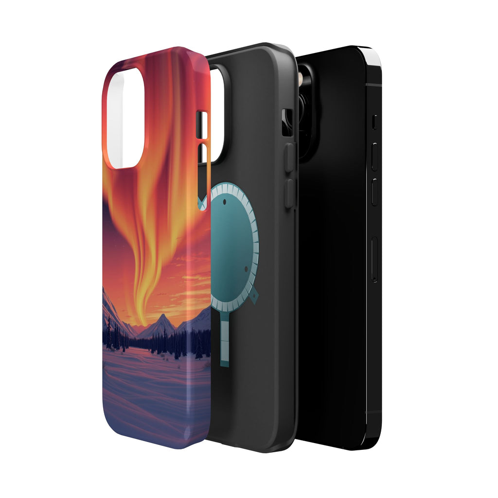 iPhone Sunset Amber And Peach Northern Lights Slim iPhone Everyday · iPhone Case