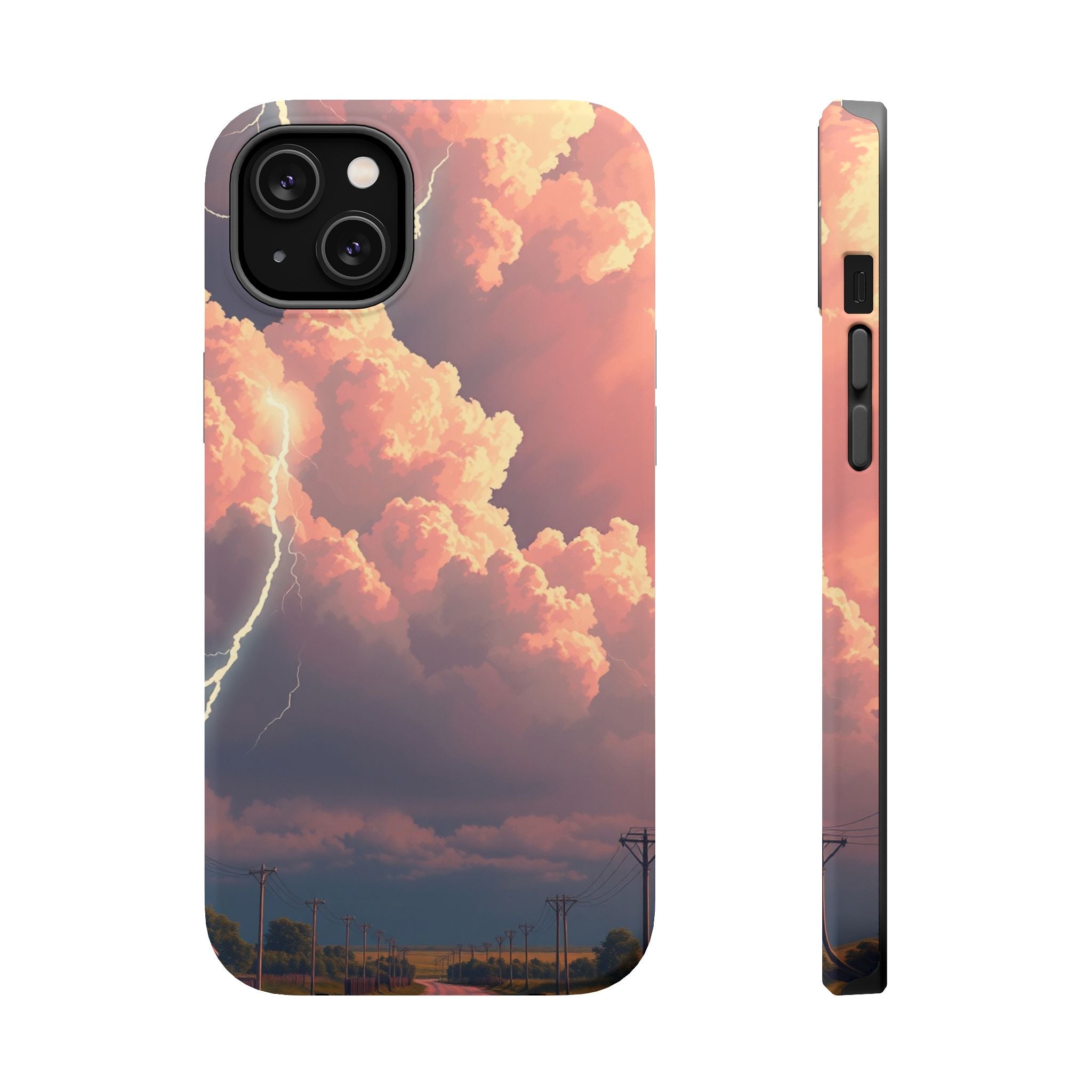 iPhone Thunderstorm Sky Grunge Distressed Slim iPhone Everyday Designer · iPhone