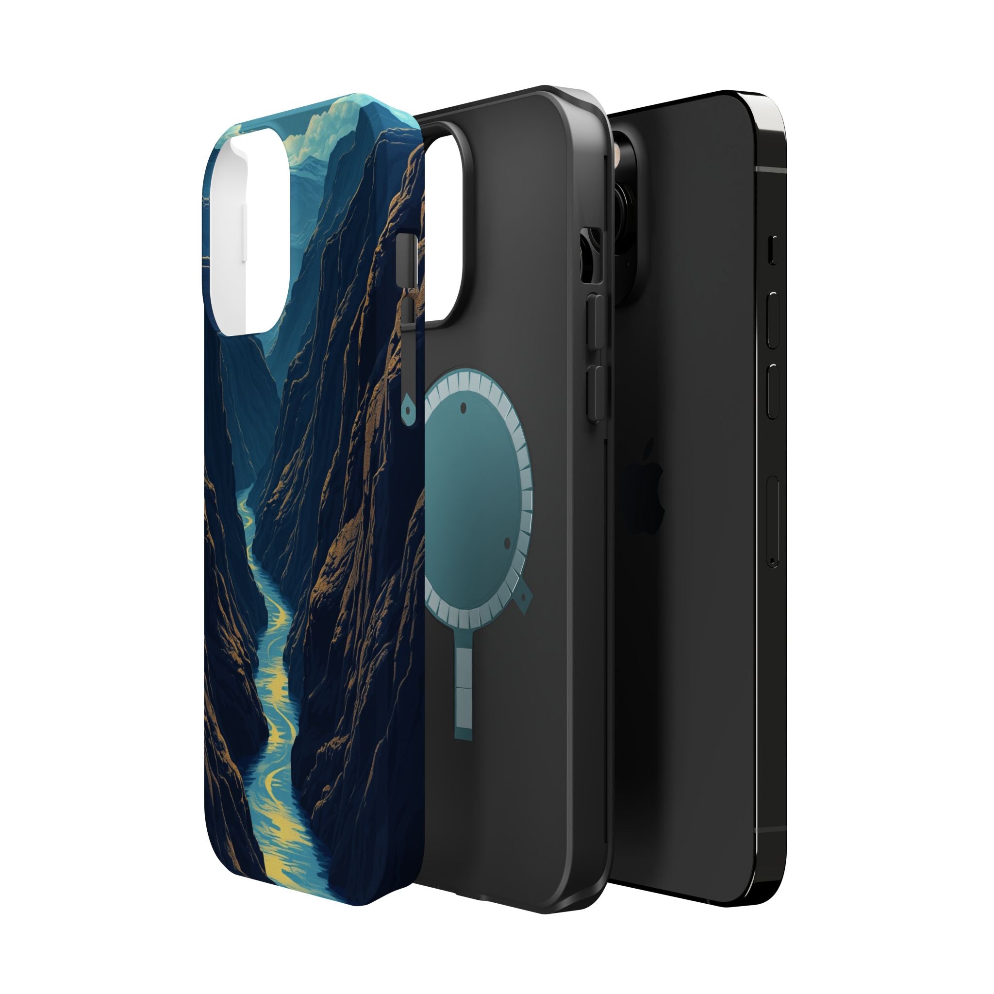 iPhone River Canyon Gold Foil Luxury Slim Everyday Designer Case · iPhone Case