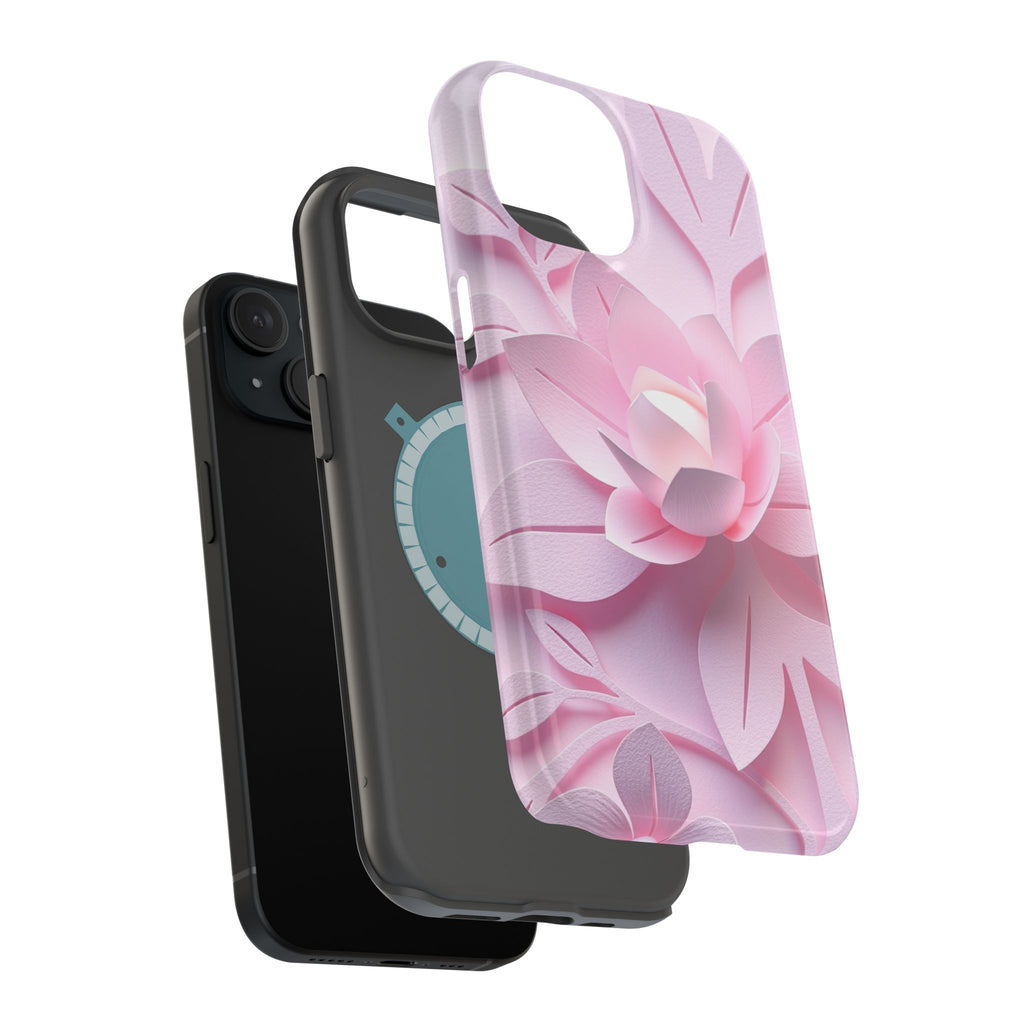 iPhone Floral Geometric Paper Cut Art Slim Everyday Designer Case · iPhone Case