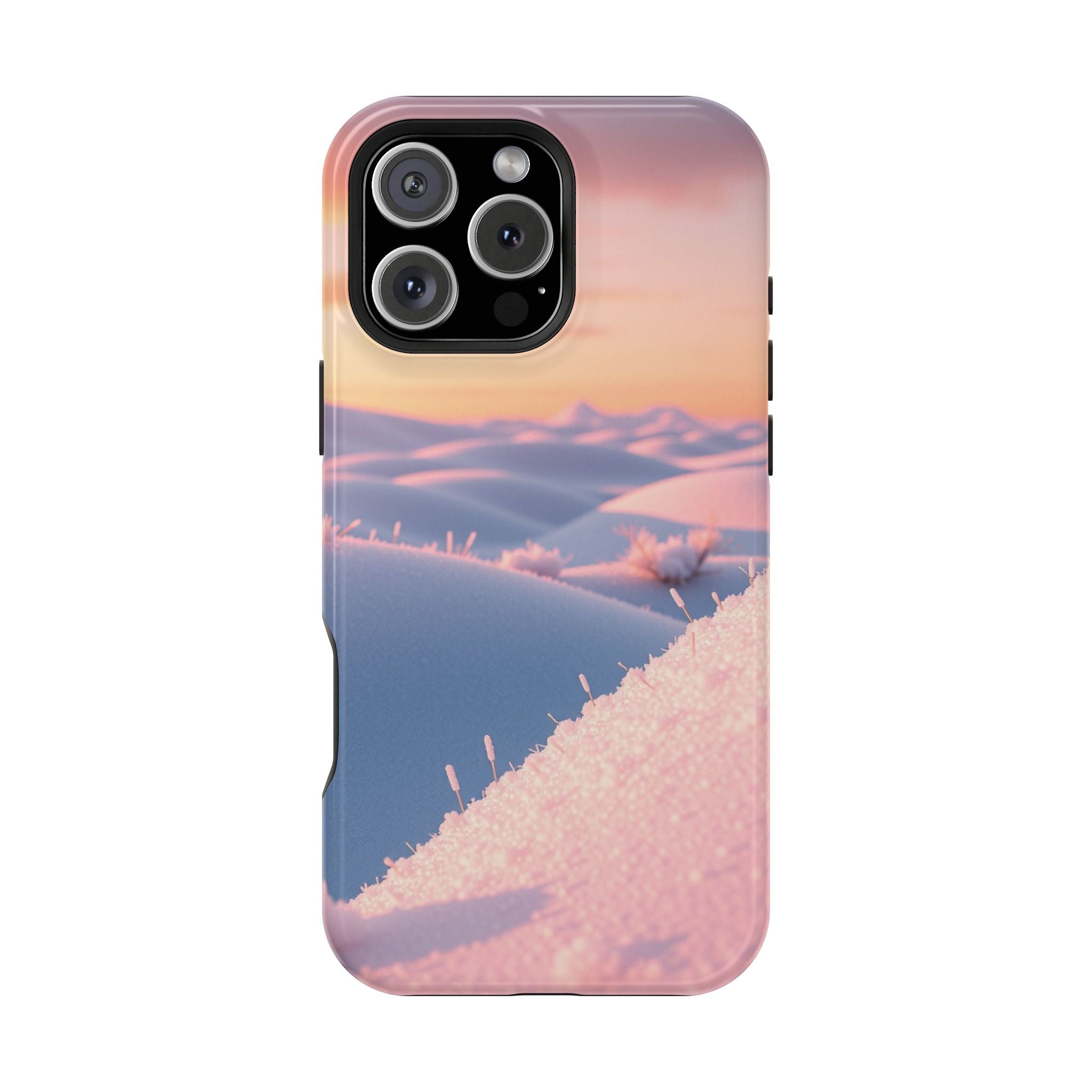 iPhone Snow Field 3D Digital Slim Everyday Designer Case · iPhone Case