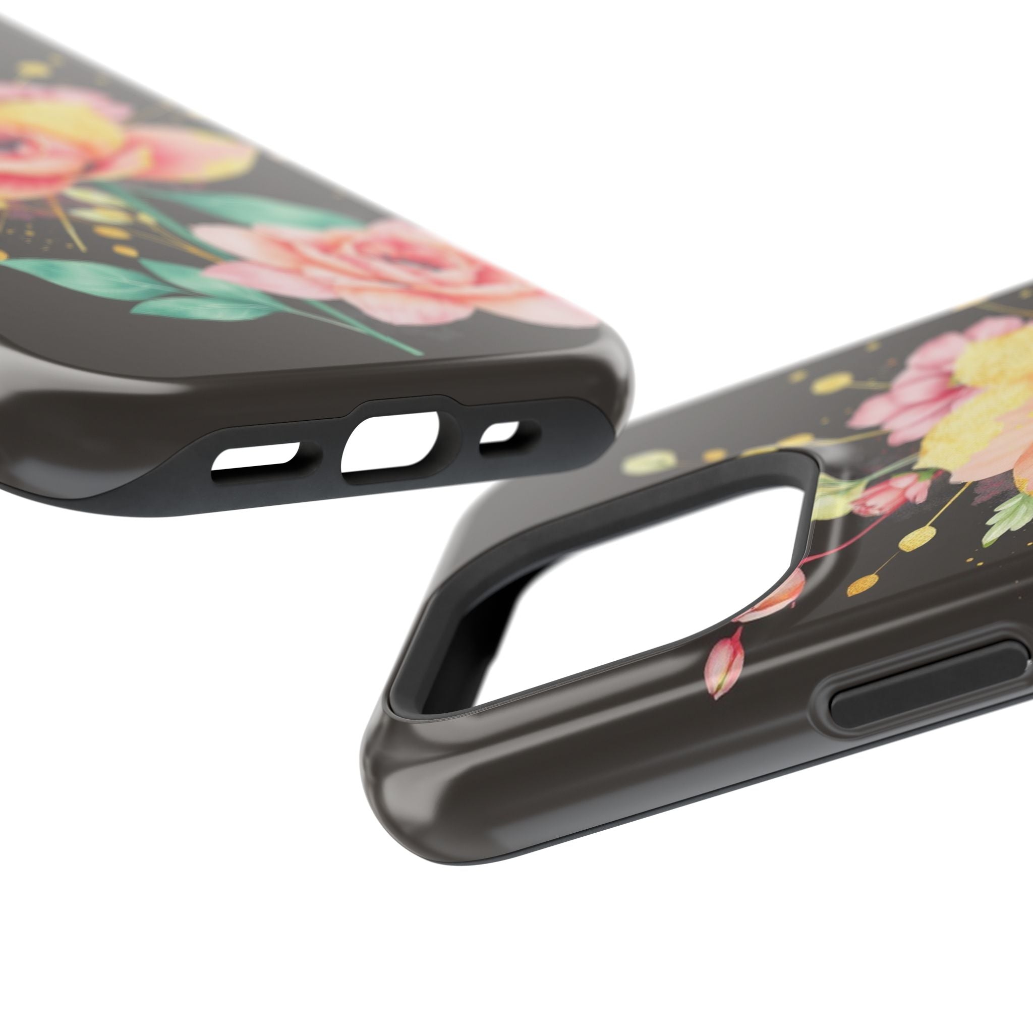 iPhone Earthy Floral Watercolor Splash Design Clean iPhone 14 Minimal · iPhone C