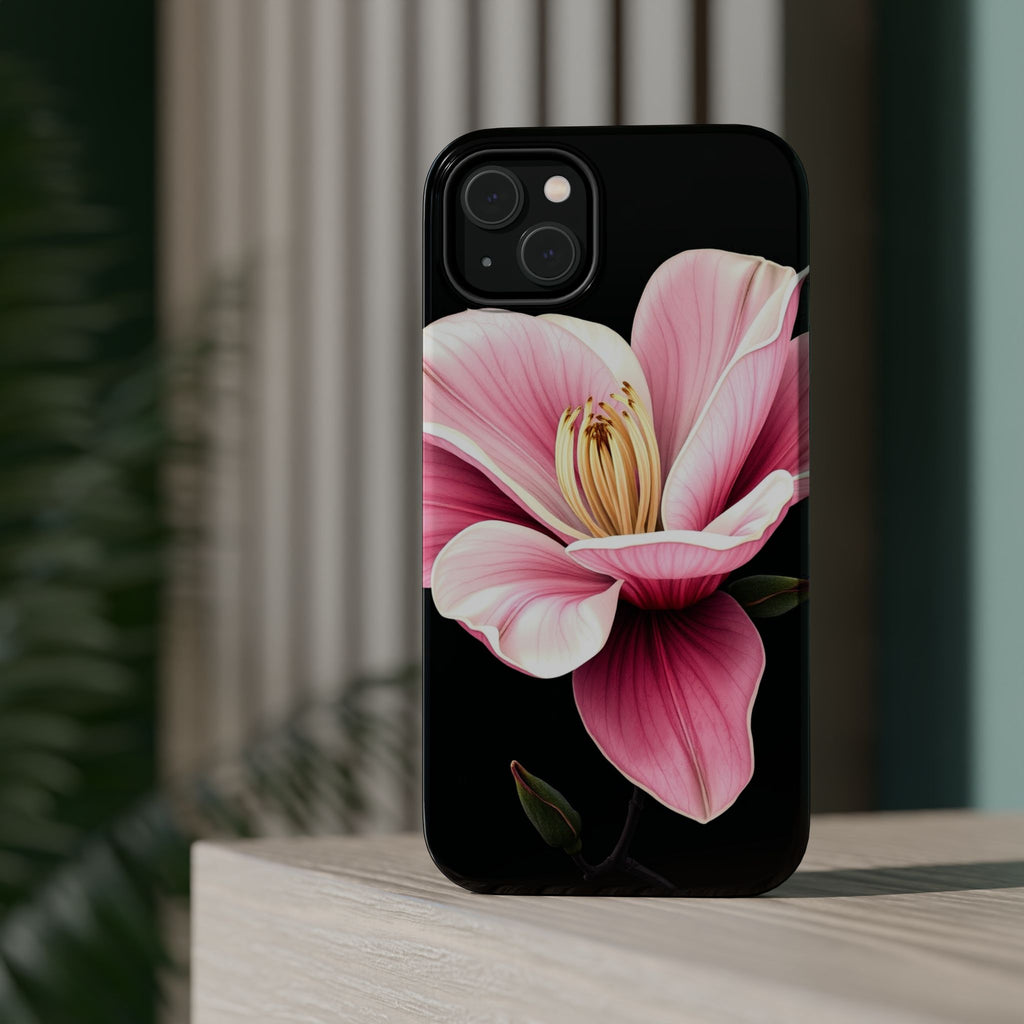 iPhone Magnolia Dream Dark Gothic Ink Slim Everyday Designer Case · iPhone Case