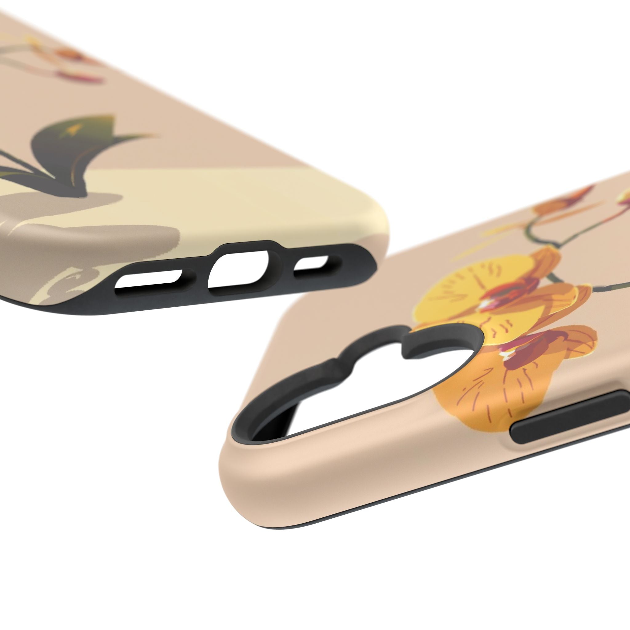 iPhone Orchid Study Pixel Art -Bit Bold Modern Everyday Snap Case · iPhone Case