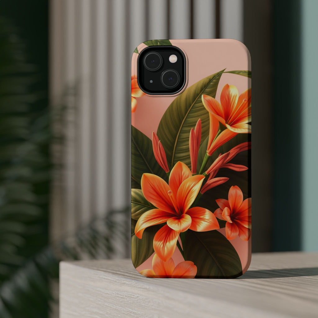 iPhone Tropical Bloom 3D Digital Bold Modern Everyday Snap Case · iPhone Case