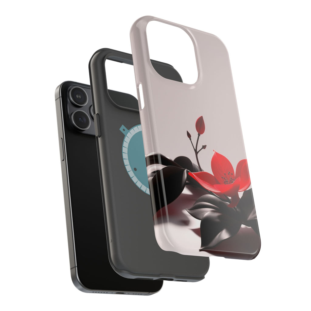 iPhone Radiant Bloom and Leaf Design Slim Everyday Designer Case · iPhone Case
