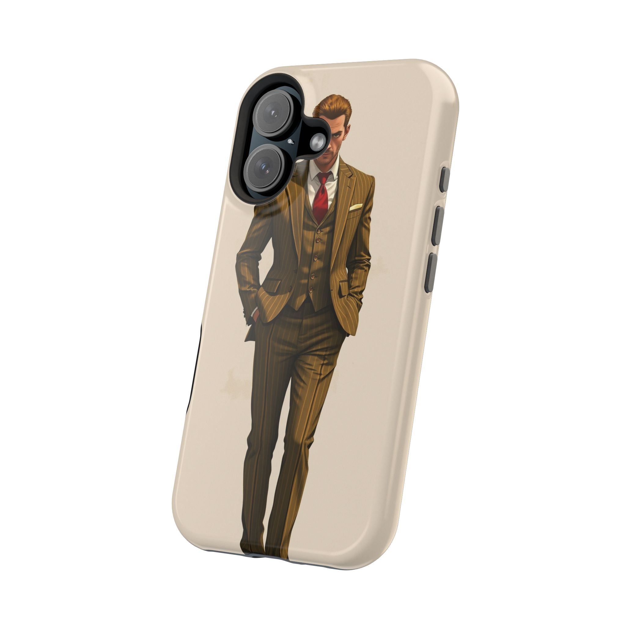 iPhone Pinstripe Suit Grunge Distressed Slim Everyday Designer Case · iPhone Cas