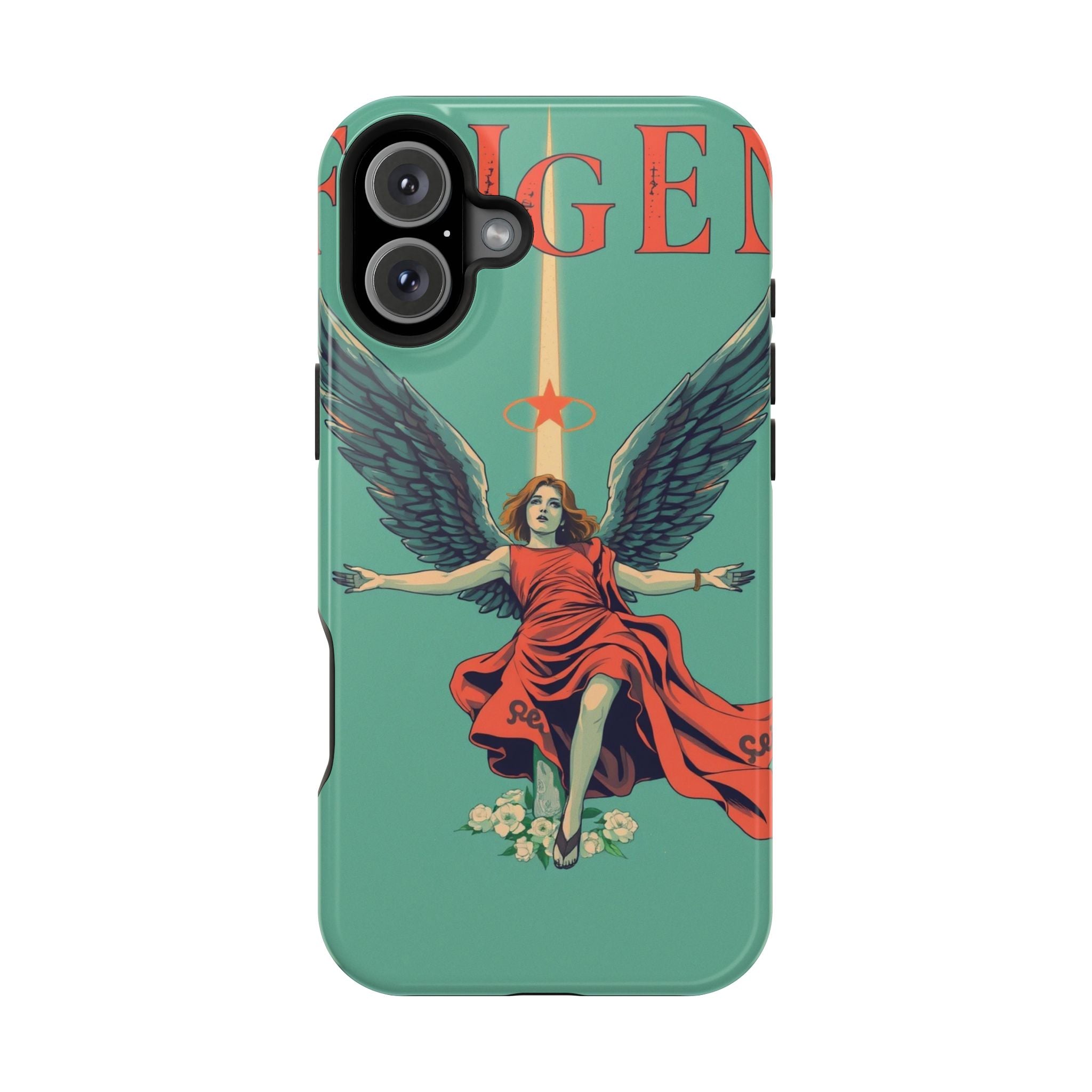 iPhone Radiant Fallen Angel Design Bold Modern Everyday Snap Case · iPhone Case