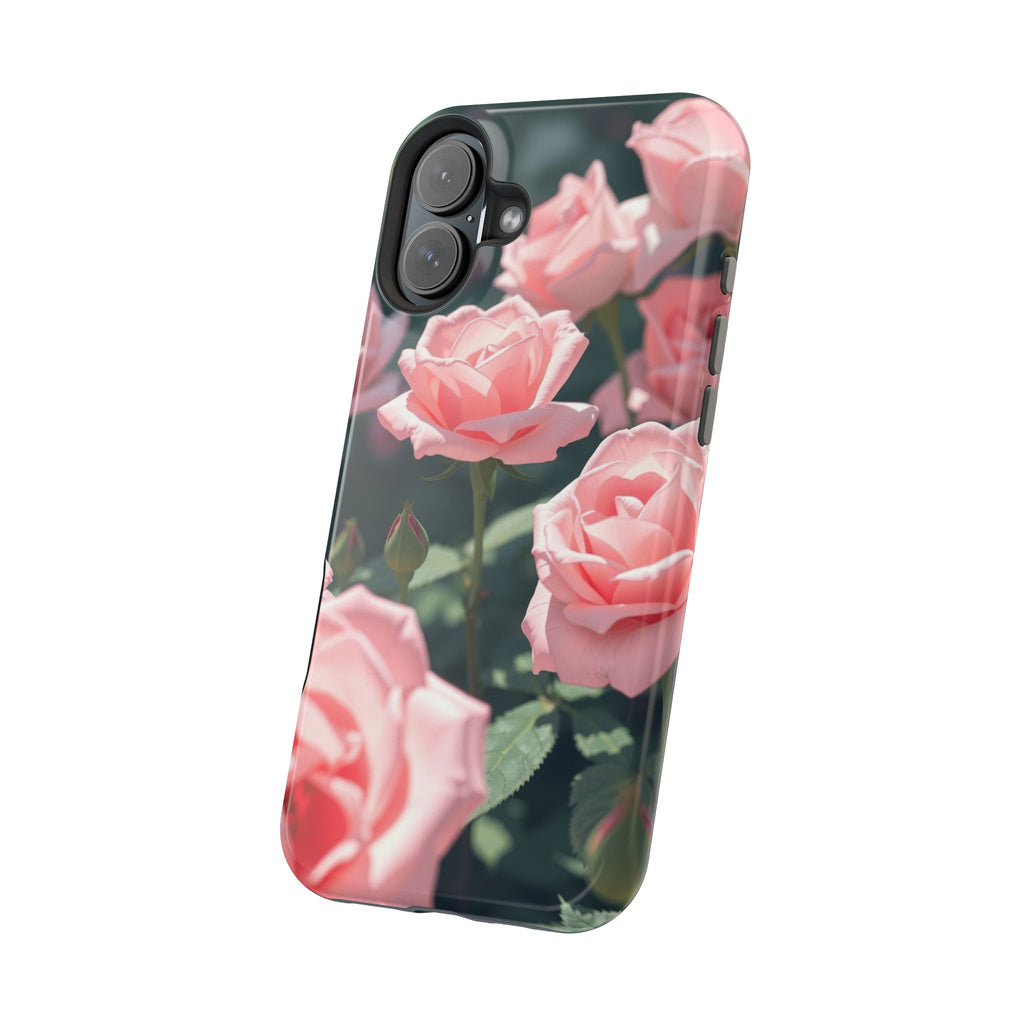 iPhone Mint And Blush Rose Garden Bold Modern Everyday Snap Case · iPhone Case