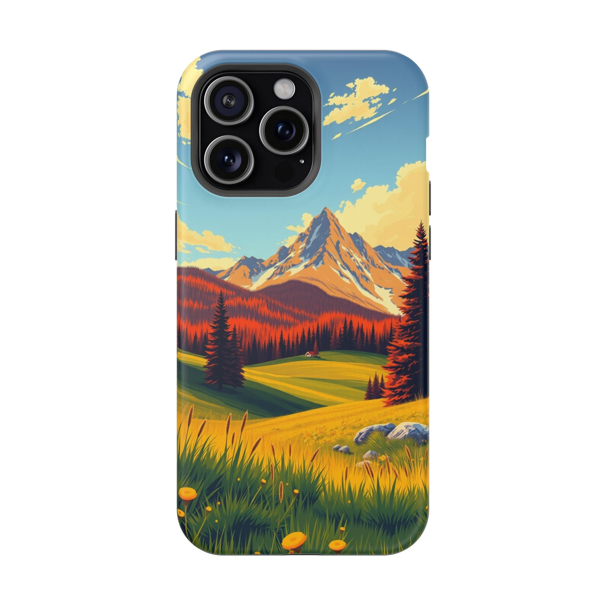 iPhone Radiant Alpine Meadow Design Slim Everyday Designer Case · iPhone Case