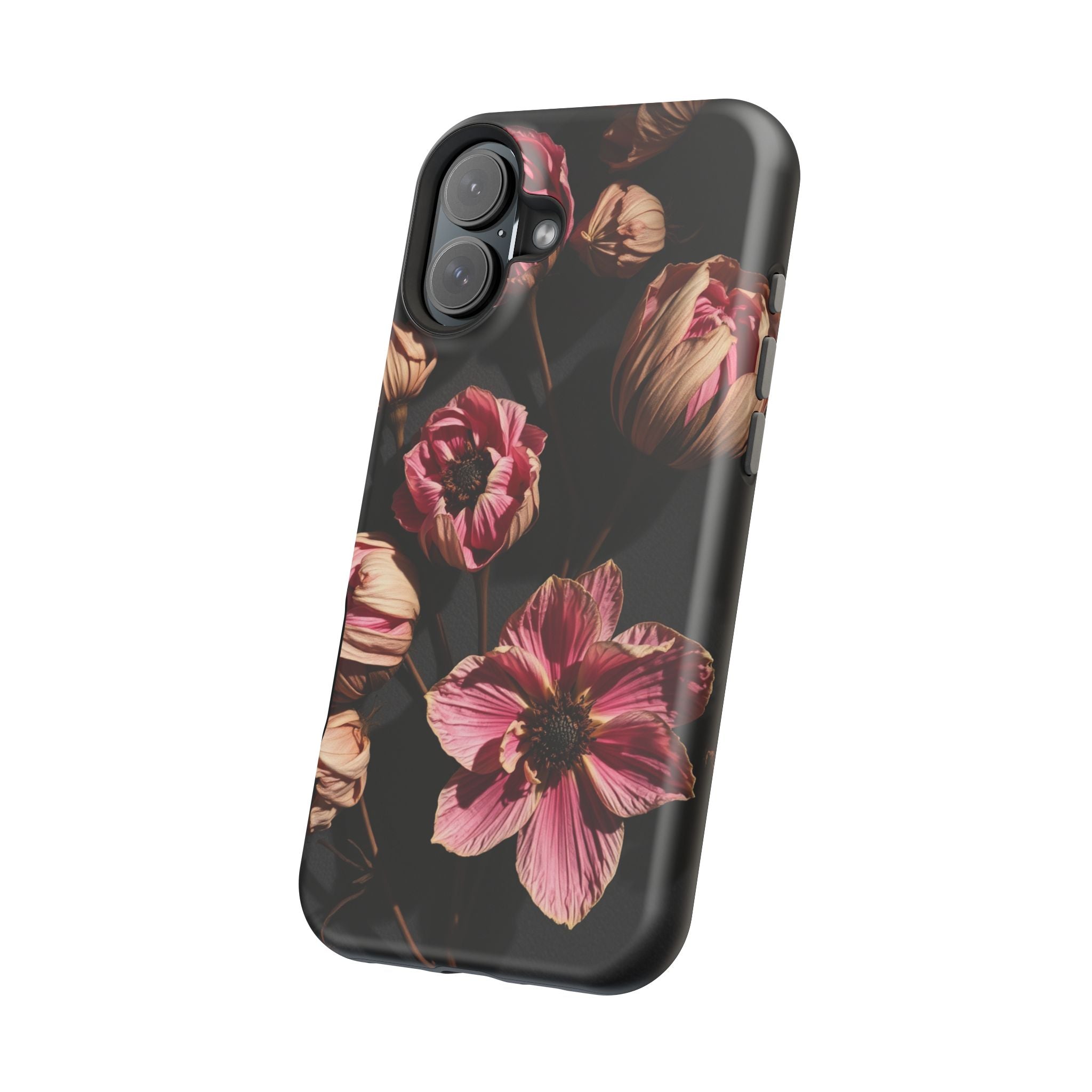 iPhone Dried Flower Flat Lay Electric Art Slim Snap Case · iPhone Case