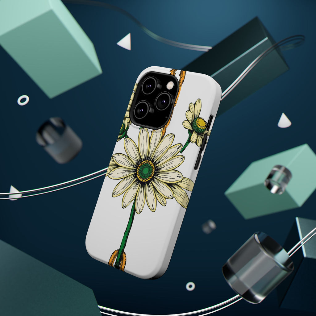 iPhone Daisy Chain Dark Gothic Ink Bold Modern Everyday Snap Case · iPhone Case