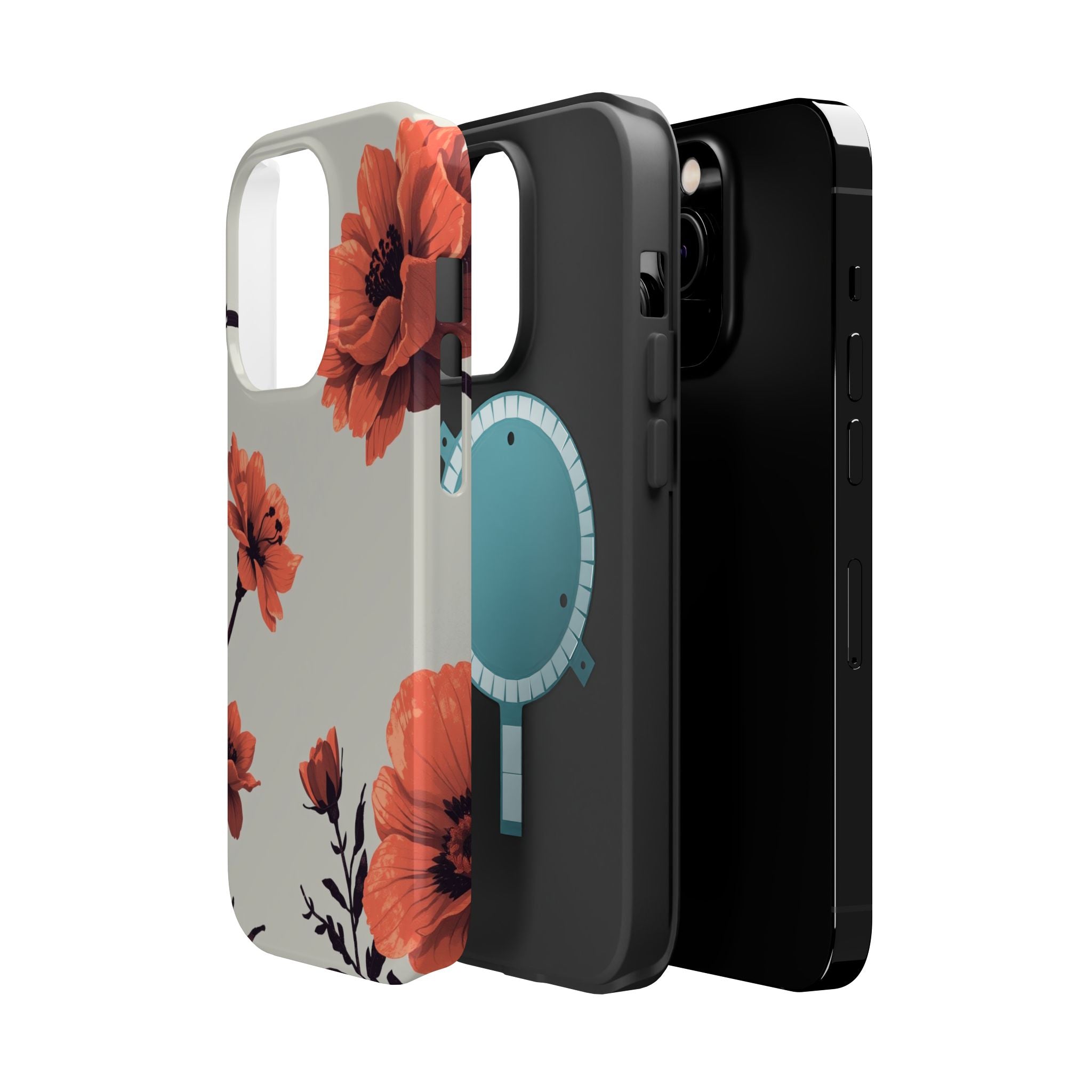 iPhone Dreamy Floral Ink Wash Design Slim Everyday iPhone 13 Designer · iPhone C