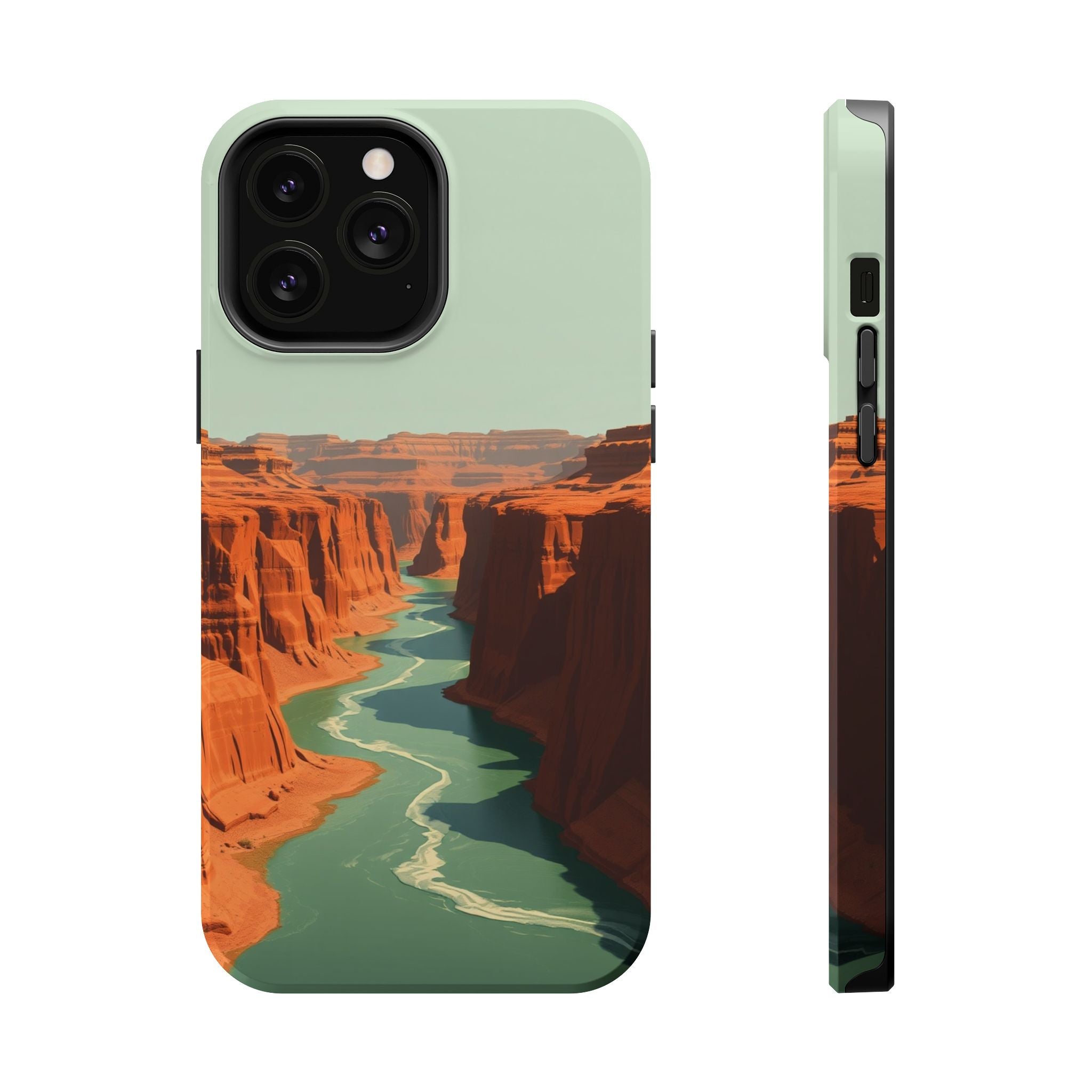 iPhone Burnt Orange And Sand River Canyon Slim iPhone Everyday Designer · iPhone