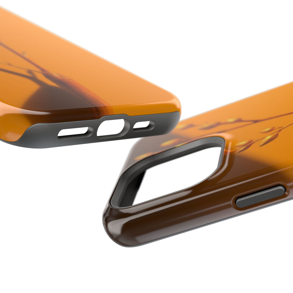 iPhone Mustard And Rust Minimalist Stem Slim Everyday iPhone Designer · iPhone C