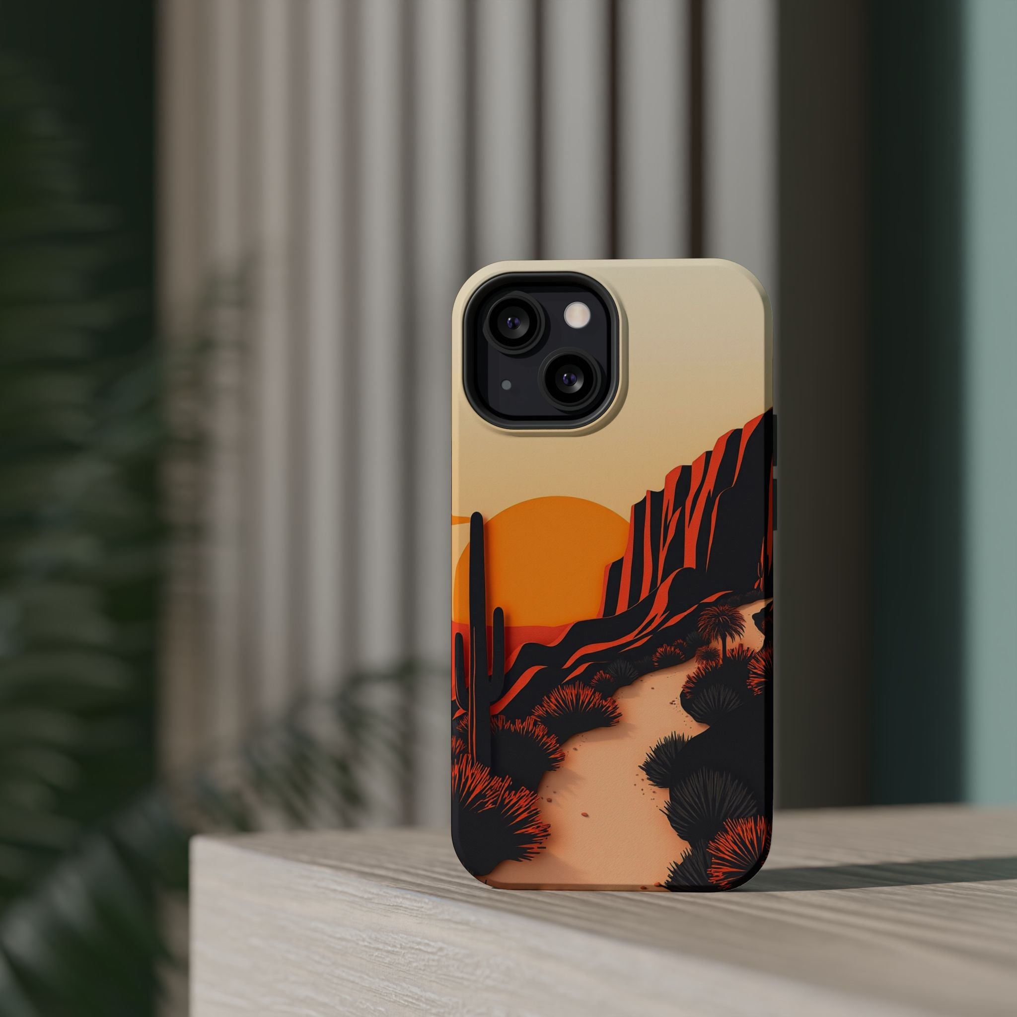 iPhone Serene Mesa Sunset Design 12 Slim Everyday Designer Case · iPhone Case