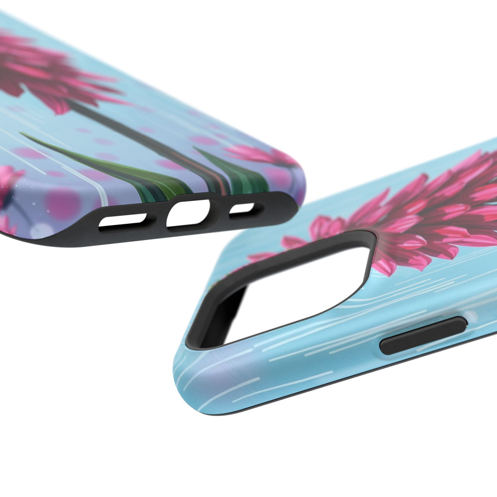 iPhone Cyan And Magenta Spring Shower Bloom Slim iPhone Everyday · iPhone Case