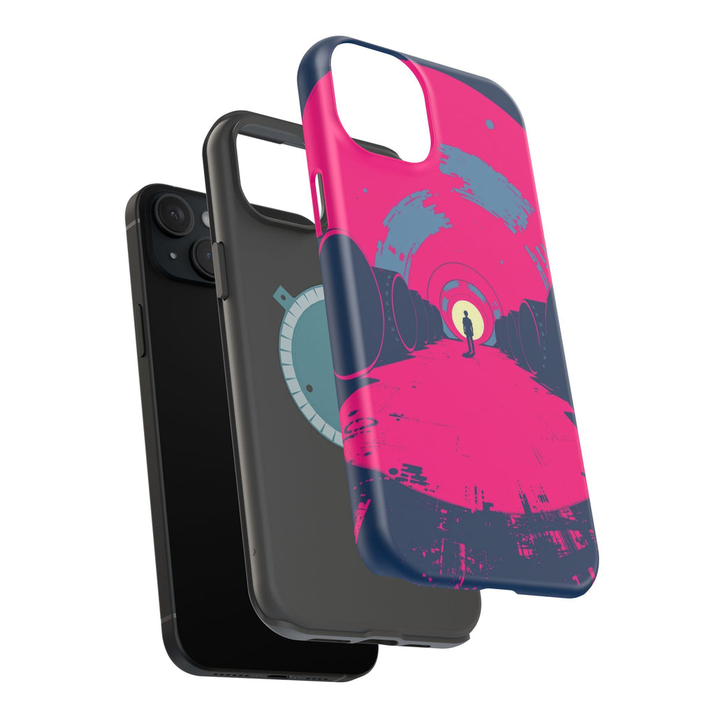 iPhone 1960s Mod Circles Bold Art Bold Modern Everyday Snap Case · iPhone Case
