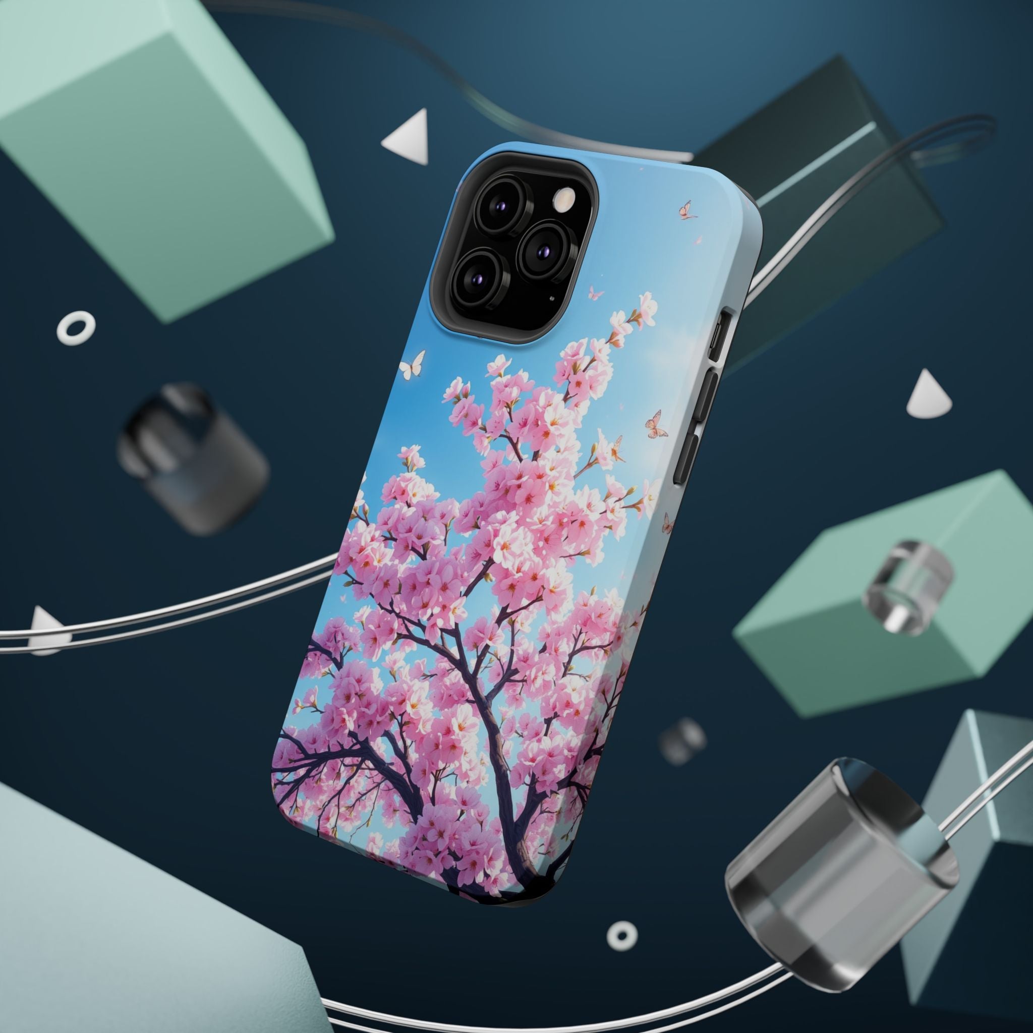 iPhone Cherry Blossom Floral Slim Everyday Designer Case · iPhone Case