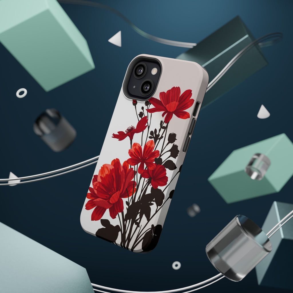 iPhone Floral Silhouette Cinematic Art Slim Snap Case · iPhone Case