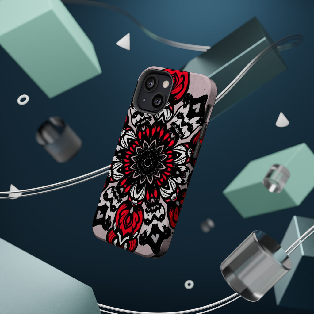 iPhone Floral Mandala Bold Art Slim Everyday Designer Case · iPhone Case