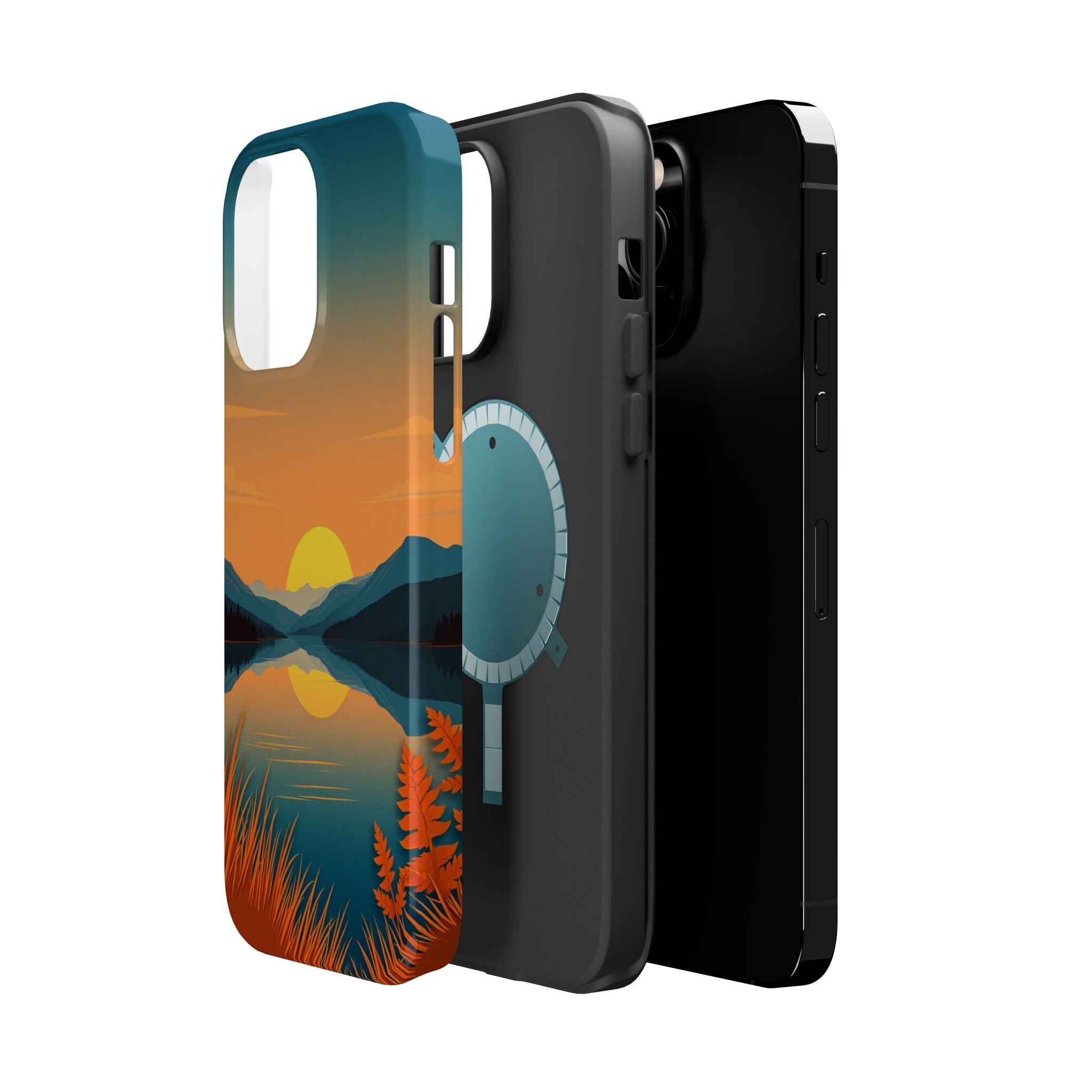 iPhone Lake at Twilight Cinematic Art Slim Everyday Designer Case · iPhone Case