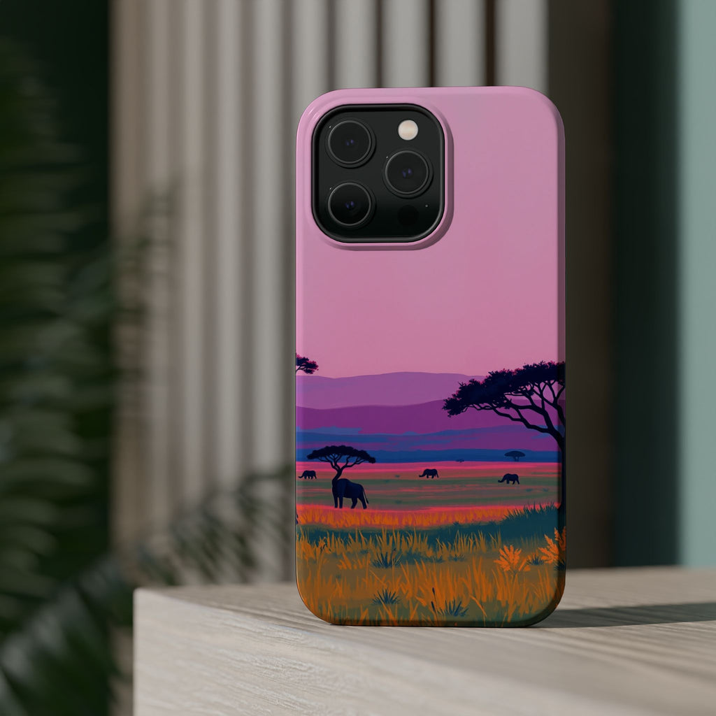 iPhone Savanna Horizon Electric Art Slim Everyday Designer Case · iPhone Case