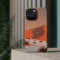 iPhone Burnt Orange And Sand Snow Field Slim Everyday iPhone Designer · iPhone C