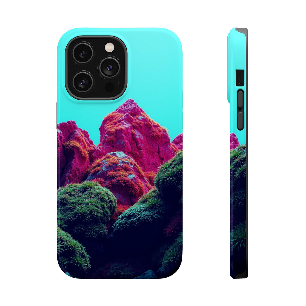 iPhone Moss Covered Rocks Paper Cut Art Slim Everyday iPhone Designer · iPhone C