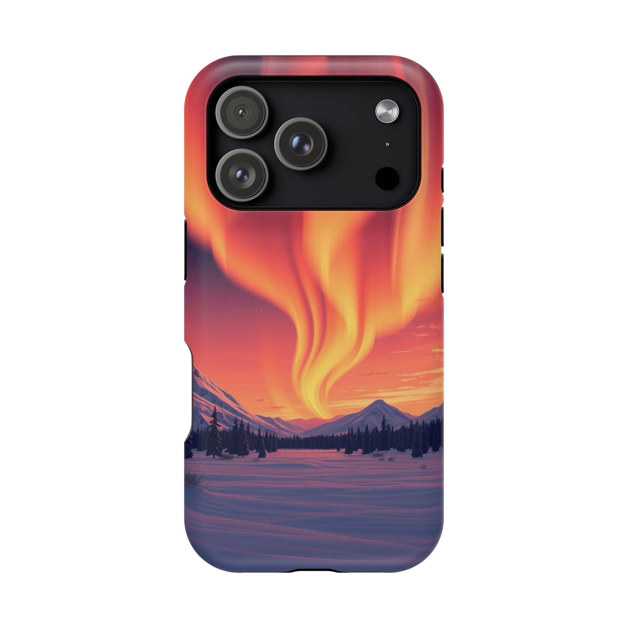 iPhone Sunset Amber And Peach Northern Lights Slim iPhone Everyday · iPhone Case