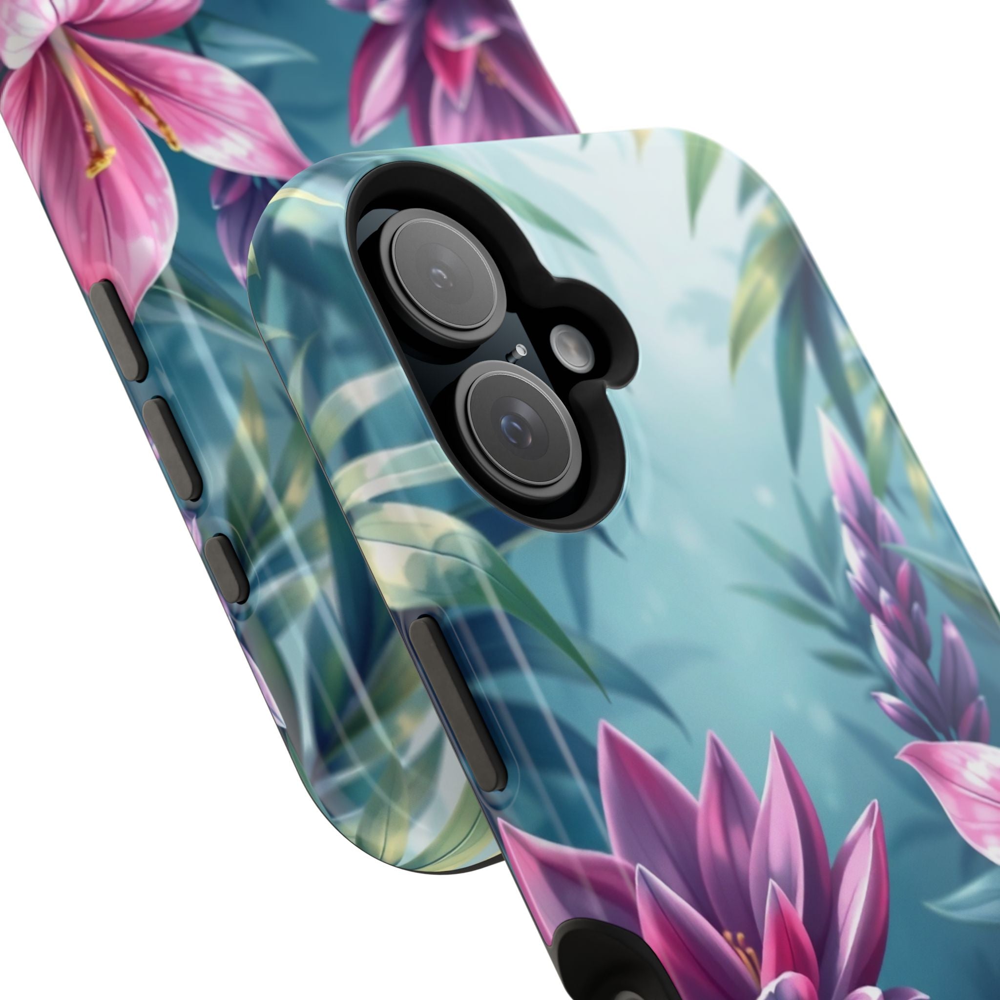 iPhone Indigo And Violet Jungle Floral Slim Everyday Designer Case · iPhone Case