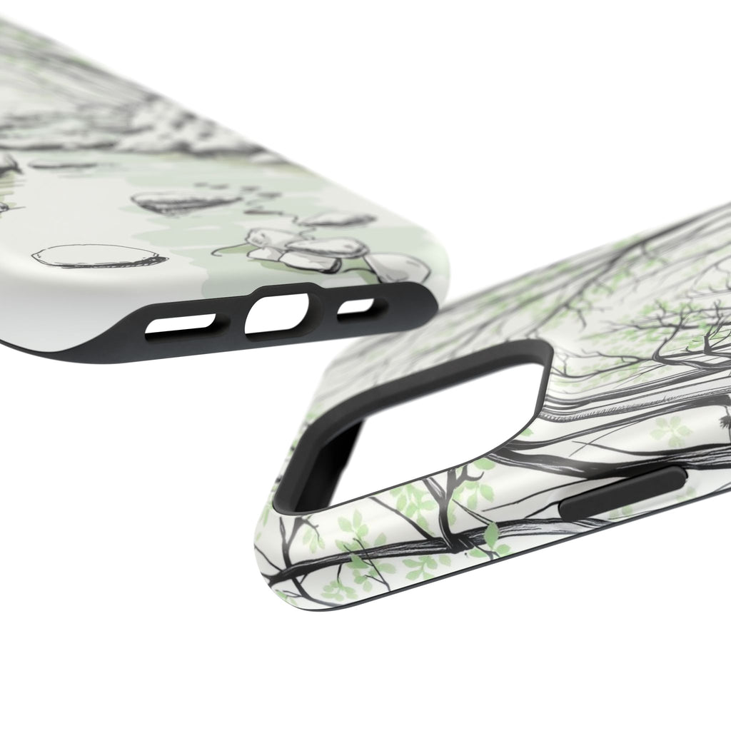 iPhone Sage And Ivory Spring Creek Bold Modern Everyday Snap Case · iPhone Case