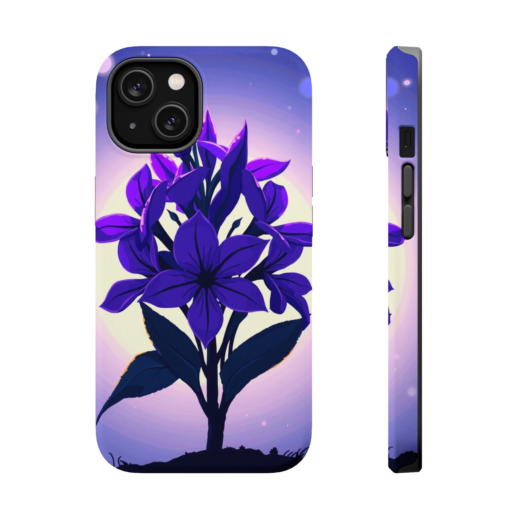 iPhone Floral Crown Mystic Art 13 Bold Modern Everyday Snap Case · iPhone Case
