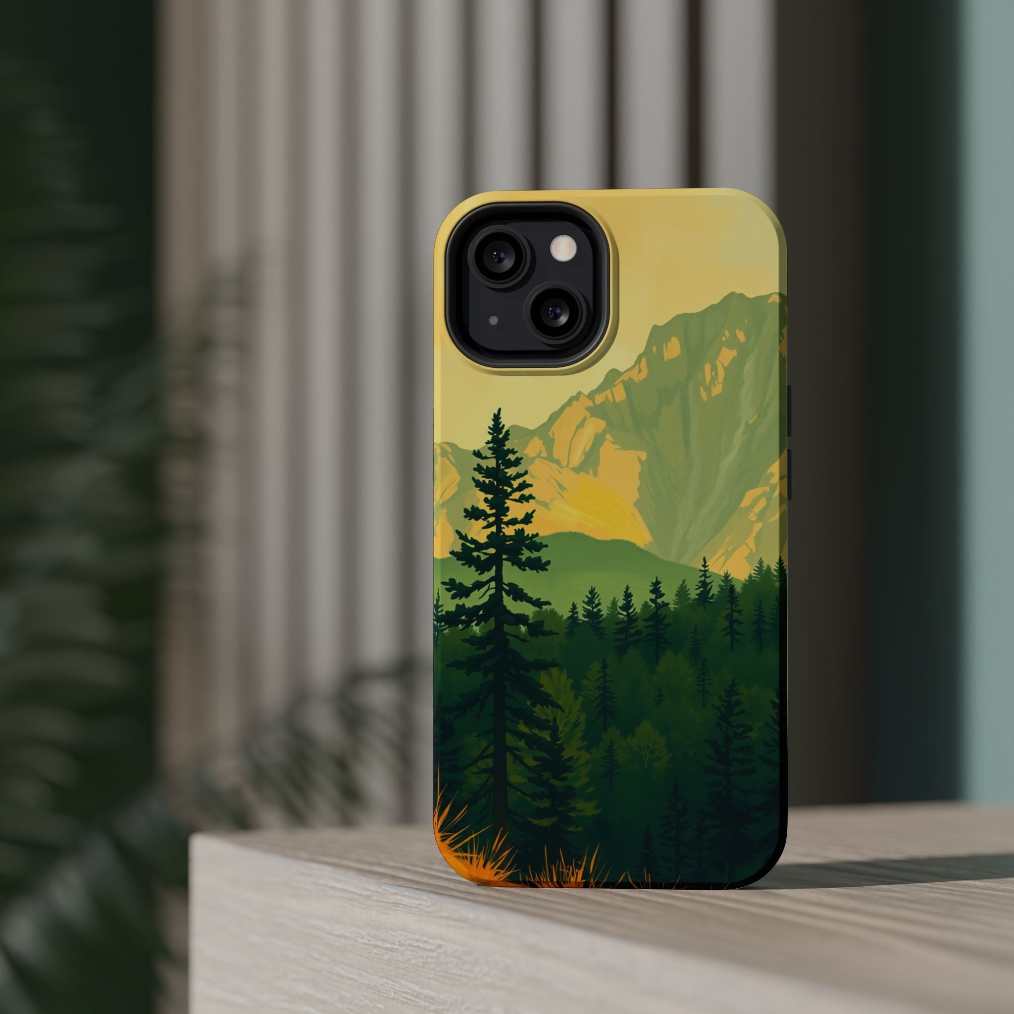 iPhone Pine Ridge Oil Painting Impressionist Slim iPhone Everyday · iPhone Case
